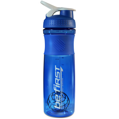 Спортивный шейкер с шариком Be First (TS 501-BLU), 1000 мл, Синий