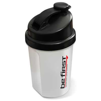 Спортивный шейкер Be First (TS1255-BLK), 500 мл, Черная крышка