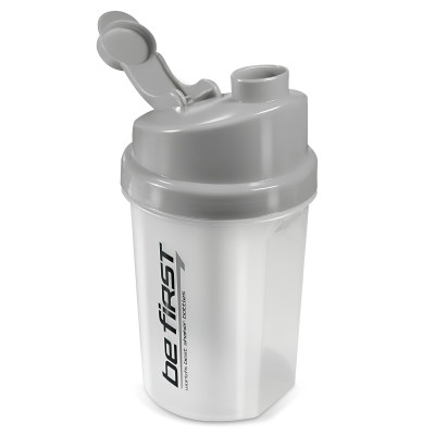 Спортивный шейкер Be First (TS1255-GREY), 500 мл, Серая крышка