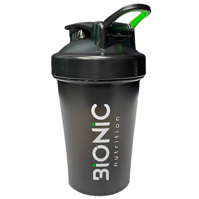 Спортивный шейкер Bionic Nutrition, 400 мл, Чёрный