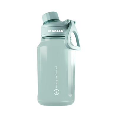 Бутылка для воды шейкер спортивный Maxler Water Bottle Shake & Mix, 750 мл, Серо-голубой