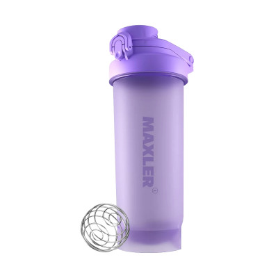 Спортивный шейкер Maxler Promo Shaker Pro W/lock (H645), 700 мл, Фиолетовый