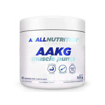 ААКГ Аргинин альфа-кетоглутарат AllNutrition AAKG muscle pump V2.0, 300 г, Натуральный