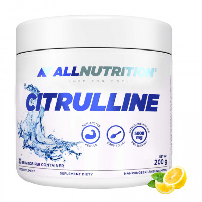 Л-Цитруллин малат AllNutrition Citrulline, 200 г, Лимон