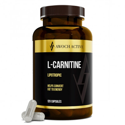 Л-карнитин Awoch active L-carnitine, 120 капсул