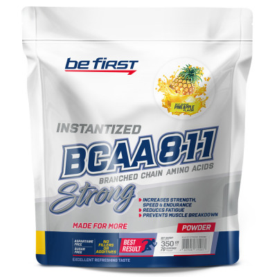 БЦАА Be First BCAA 8:1:1 Instantized powder, 350 г, Ананас