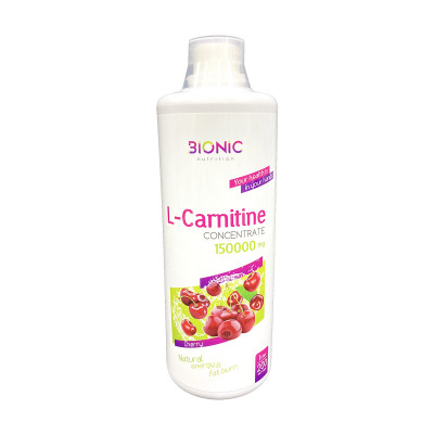 Л-карнитин Bionic Nutrition L-Carnitine, 150 000 мг, 1000 мл, Вишня