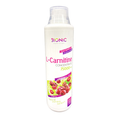 Л-карнитин Bionic Nutrition L-Carnitine, 75 000 мг, 500 мл, Вишня