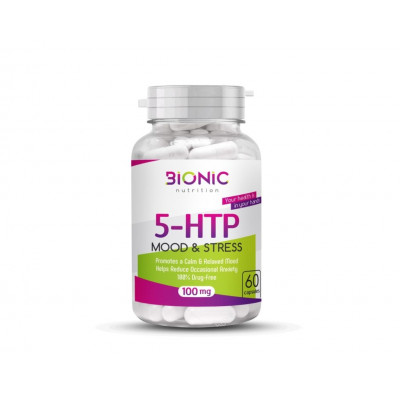 5-Гидрокситриптофан Bionic Nutrition 5-HTP, 100 мг, 60 капсул