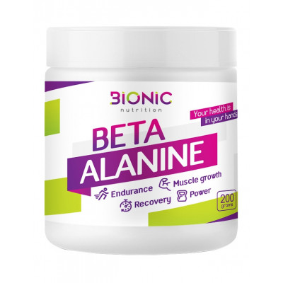 Бета-аланин Bionic Nutrition Beta Alanine, 200 г, 125 порций