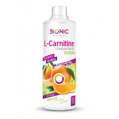 Л-карнитин Bionic Nutrition L-Carnitine, 150 000 мг, 1000 мл, Апельсин