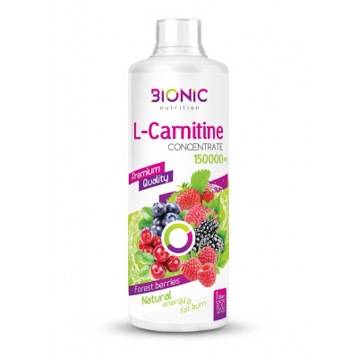 Л-карнитин Bionic Nutrition L-Carnitine, 150 000 мг, 1000 мл, Лесные ягоды