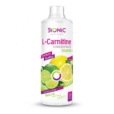Л-карнитин Bionic Nutrition L-Carnitine, 150 000 мг, 1000 мл, Лимон