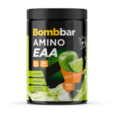 Аминокислотный комплекс Bombbar Amino EAA, 300 г, Яблоко-лайм