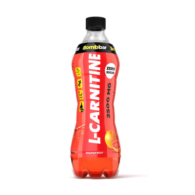 Спортивный напиток с Л-карнитином Bombbar L-Carnitine, 500 мл, Грейпфрут