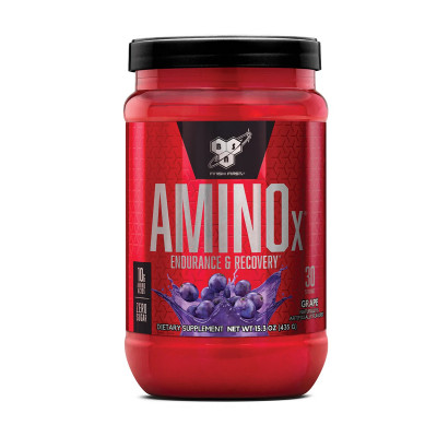 Комплекс аминокислот BSN Amino-X, 435 г, 30 порций, Виноград