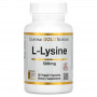 Л-лизин California Gold Nutrition L-Lysine, 500 мг, 60 капсул