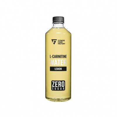 Напиток слабогазированный Fitness Food Factory L-Carnitine 2000 мг, 500 мл, Лимон