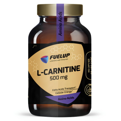 Л-Карнитин FuelUP L-Carnitine, 500 мг, 60 капсул