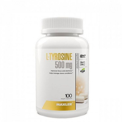 L-Тирозин Maxler Tyrosine, 500 мг, 100 капсул