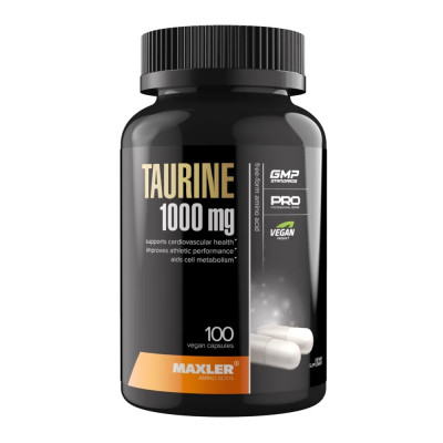 Таурин Maxler Taurine, 1000 мг, 100 вегетарианских капсул