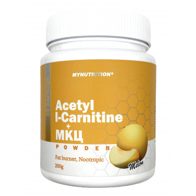 Ацетил Л-карнитин MyNutrition Acetyl L-Carnitine, 200 г, Дыня