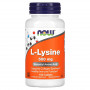 Лизин Now Foods L-Lysine, 500 мг, 100 таблеток