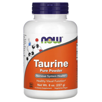Таурин Now Foods Taurine, 227 грамм