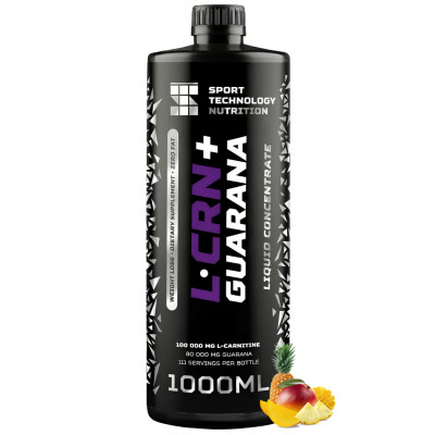 Л-карнитин Sport Technology Nutrition LCRN + Guarana, 1000 мл, Тропический пунш