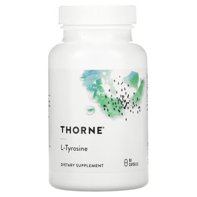 Л-Тирозин Thorne Research L-Tyrosine, 500 мг, 90 капсул