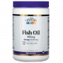 Рыбий жир Омега-3, 21st Century Health Care Fish oil, 1000 мг, 300 капсул