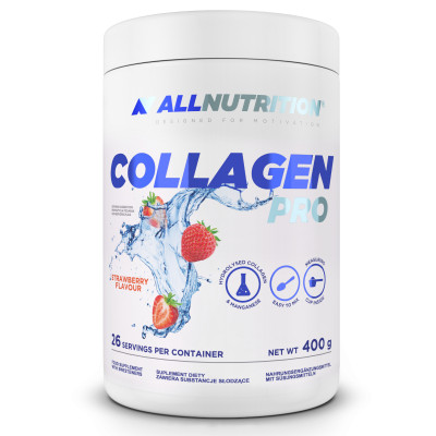Гидролизованный коллаген AllNutrition Collagen pro, 400 г, Клубника