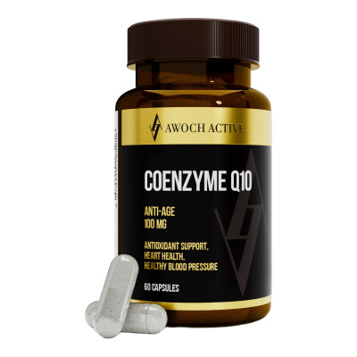 Коэнзим Q10 Awoch active Coenzyme Q10, 100 мг, 60 капсул