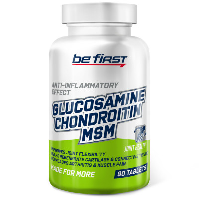 Глюкозамин хондроитин МСМ Be First Glucosamine Chondroitin MSM, 90 таблеток