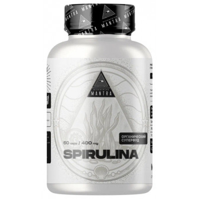 Спирулина Biohacking Mantra Spirulina, 60 капсул