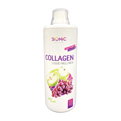 Коллаген Bionic Nutrition Collagen Liquid Wellness, 1000 мл, 40 порций, Яблоко-Виноград