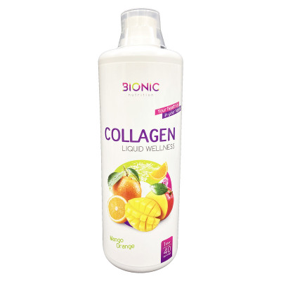 Коллаген Bionic Nutrition Collagen Liquid Wellness, 1000 мл, 40 порций, Манго-Апельсин
