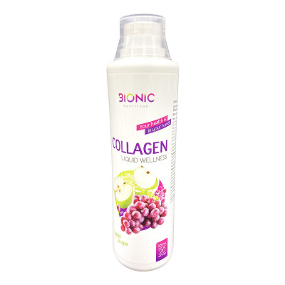 Коллаген Bionic Nutrition Collagen Liquid Wellness, 500 мл, 20 порций, Яблоко-Виноград