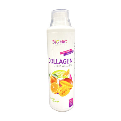 Коллаген Bionic Nutrition Collagen Liquid Wellness, 500 мл, 20 порций, Манго-Апельсин