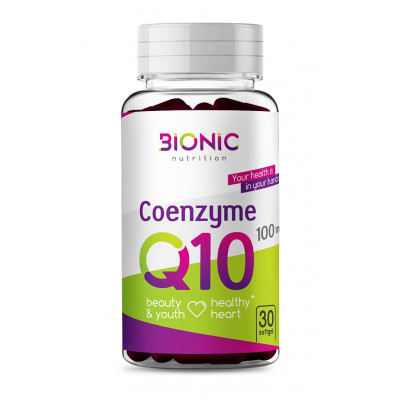 Коэнзим Q10 Bionic Nutrition Coenzyme Q10, 100 мг, 30 капсул