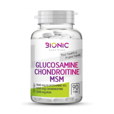 Глюкозамин Хондроитин Bionic Glucosamine Chondroitin Msm, 90 таблеток