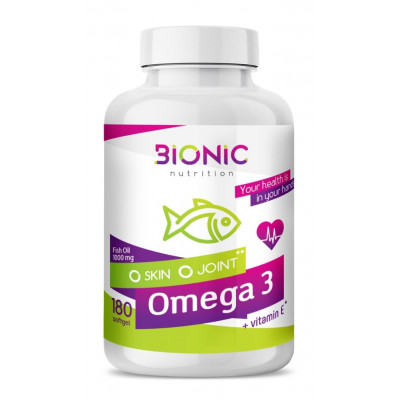 Омега-3 жирные кислоты Bionic Nutrition Omega-3 35%, 180 капсул