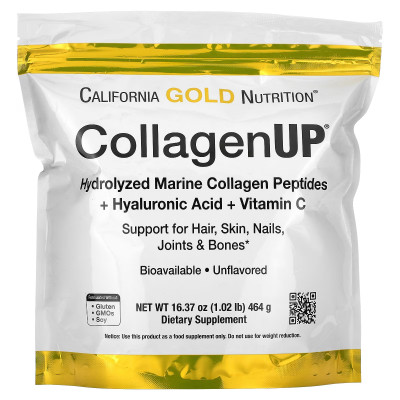 Морской коллаген California Gold Nutrition CollagenUP, 464 г, Нейтральный