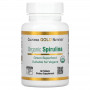 Спирулина California Gold Nutrition Organic Spirulina, 500 мг, 60 таблеток
