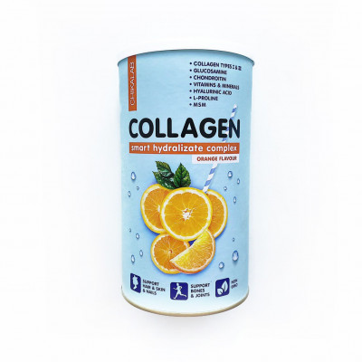 Коллагеновый коктейль Chikalab Collagen, 400 г, Апельсин