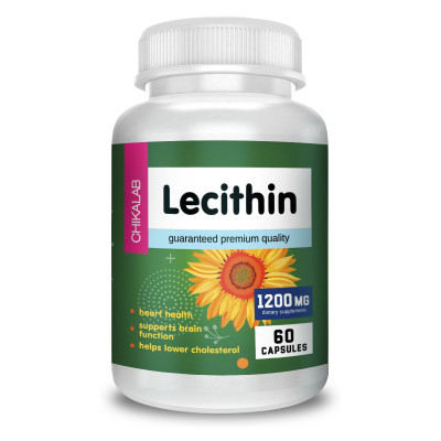 Лецитин Chikalab Lecithin, 60 капсул