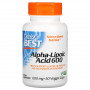Альфа-липоевая кислота Doctor's Best Best Alpha Lipoic Acid, 600 мг, 60 капсул