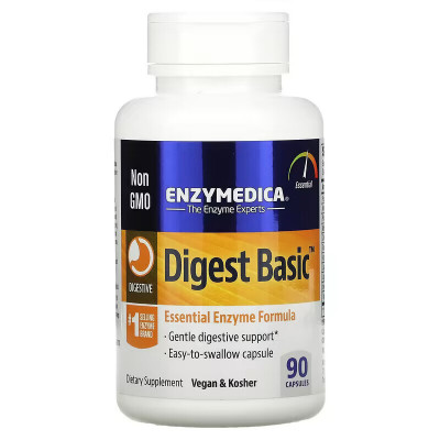 Пищеварительные ферменты Enzymedica Digest Basic Essential Enzyme Formula, 90 капсул