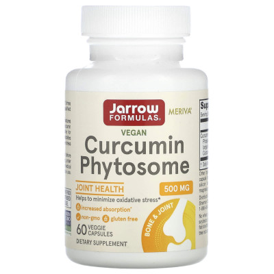 Фитосомы куркумина Jarrow Formulas Curcumine Phytosime, 500 мг, 60 капсул