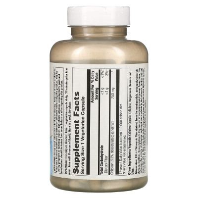 Хитозан KAL Chitosan, 750 мг, 120 капсул